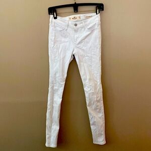 White low rise super skinny jeans sizes 0S